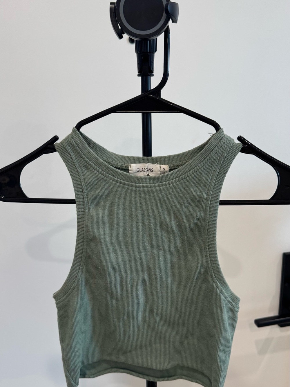 Glassons blue/green Ribbed Tank Top